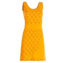 vishes Sommerkleid Lagenlook gelb 36