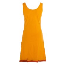 vishes Kleid Sommerkleid Goa Hippie Kleid gelb 44