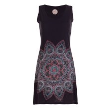 vishes Hippie Kleid Ethno Sommerkleid schwarz 36