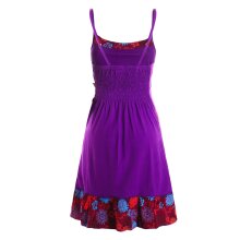 Vishes Mini Trägerkleid Damen Jersey Baumwolle mit...