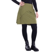 Vishes Damen Mini-Rock Baumwolle A-Linie breiter Bund mit...