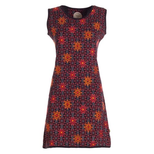 Vishes - Damen Longshirt-Kleid armlos Mini-Kleid Tunika-Kleid T-Shirtkleid