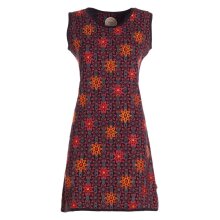 Vishes - Damen Longshirt-Kleid armlos Mini-Kleid...