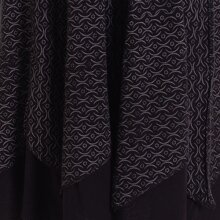 Vishes - Damen Sommer-Kleider längen-verstellbar Spagettiträger-Kleid schwarz 46