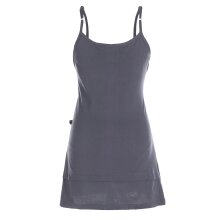 vishes einfaches Basic Minikleid Strandkleid grau XL