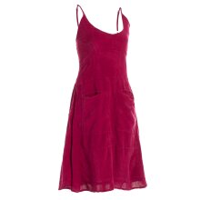 Vishes Kleid Sommerkleid verstellbare Träger dunkelrot 38-40