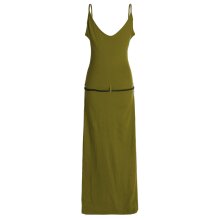 Vishes - Langes Einfaches Damen Träger Sommer-Kleid,Ökologisch nachhaltig olive 40