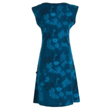 Vishes - Kurzarm Damen Sommer-Kleid Longshirt-Kleid Tunika-Kleid Mini-Kleid türkis 38