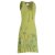 Vishes - armloses Damen Longshirt-Kleid Mini-Kleid Tunika-Kleid T-Shirtkleid hellgrün 36