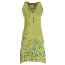 Vishes - armloses Damen Longshirt-Kleid Mini-Kleid...