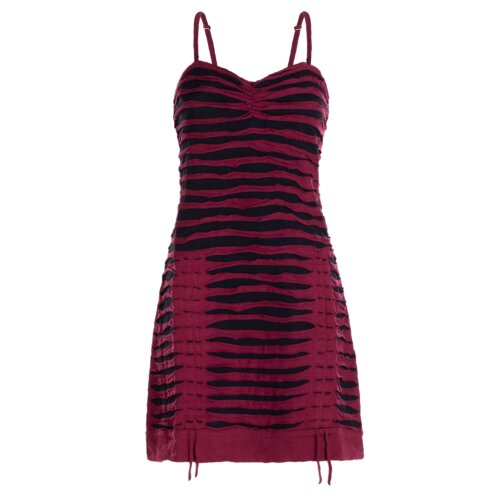 Vishes Mini Trägerkleid Damen Cutwork Design Goa Style Baumwolle