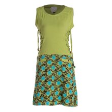 Vishes - Damen Sommerkleid armlos-es Blumen-Kleid...