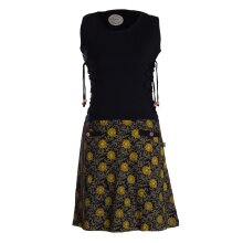 Vishes - Damen Sommerkleid armlos-es Blumen-Kleid...