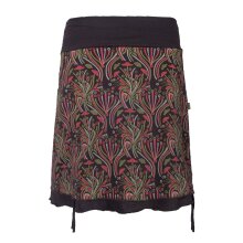 Vishes Damen Mini-Rock Baumwolle Blumen-Muster...