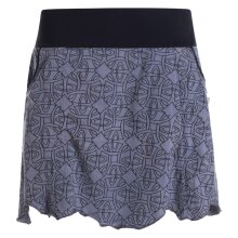 Vishes Damen Mini-Rock Baumwolle geometrisch elastischer...