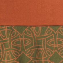 Vishes Damen Mini-Rock Baumwolle geometrisch elastischer Bund mit Taschen olive 40