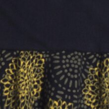 Vishes - Damen Ballon-Rock Knielang Pump-Rock Baumwolle...