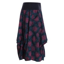 Vishes - Damen Ballon-Rock Knielang Pump-Rock Baumwolle...