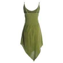 vishes asymmetrisches Sommerkleid luftig Oversize olive 42