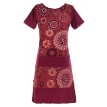 Vishes - Kurzarm Damen Sommerkleid Mini-Kleid...