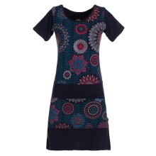 Vishes - Kurzarm Damen Sommerkleid Mini-Kleid...