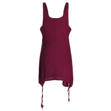 vishes Kleid Latzkleid oversize dunkelrot 36