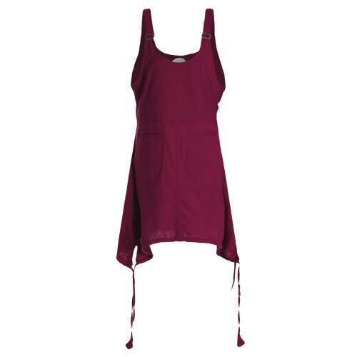 vishes Kleid Latzkleid oversize dunkelrot 40