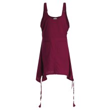 vishes Kleid Latzkleid oversize dunkelrot 40