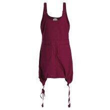 vishes Kleid Latzkleid oversize dunkelrot 40