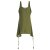 vishes Kleid Latzkleid oversize olive 40