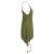 vishes Kleid Latzkleid oversize olive 40