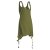 vishes Kleid Latzkleid oversize olive 40