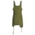 vishes Kleid Latzkleid oversize olive 40