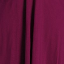 Vishes - Damen Sommer-Kleider Bio-Baumwolle Spaghettiträger-Kleid dunkelrot 38-40