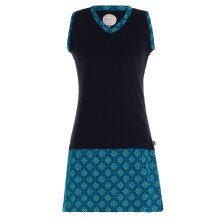 Vishes - Damen Sommerkleid Armlos Sternchen-Kleid...