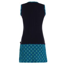 Vishes - Damen Sommerkleid Armlos Sternchen-Kleid...