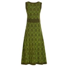 Vishes Langes Maxikleid Jersey Baumwolle Ornament Print...