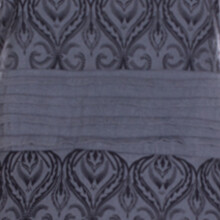 vishes Sommerkleid langes Kleid bedruckt grau 36