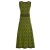 vishes Sommerkleid langes Kleid bedruckt olive 40