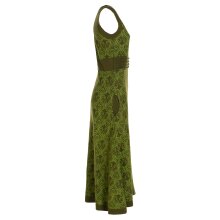 vishes Sommerkleid langes Kleid bedruckt olive 42