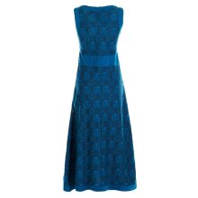 vishes Sommerkleid langes Kleid bedruckt türkis 42