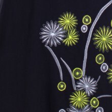 Vishes - Armloses Damen Zipfel-Tunika Elfen-Kleid Zipfelkapuze Zipfelkleid  schwarz 48