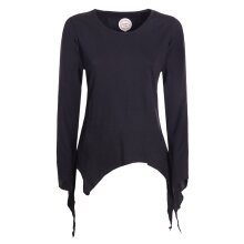 vishes langarm Shirt mit Zipfeln Gothic Hippie