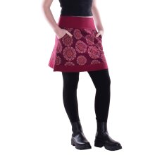 Vishes Damen Mini-Rock Baumwolle Mandala-Muster...