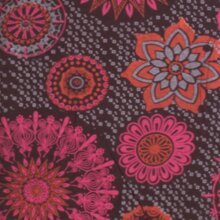 Vishes - Alternative Bekleidung - kurzarm Damen Sommer-Kleid Longshirt-Kleid Mini-Kleid Tunika-Kleid braun 42