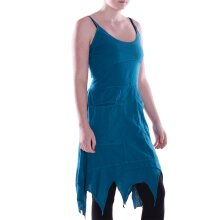 Vishes Zipfelkleid mit Trägern aus Baumwolle Elfenkleid