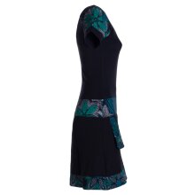 Vishes - Alternative Bekleidung - Damen Sommerkleid Kurzarm Mini-Kleid Tunika-Kleid T-Shirtkleid schwarz 38-40