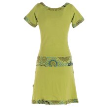 Vishes - Damen Sommerkleid Kurzarm Jersey-Kleid...
