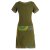 Vishes - Damen Sommerkleid Kurzarm Jersey-Kleid Tunika-Kleid T-Shirtkleid olive 34-36