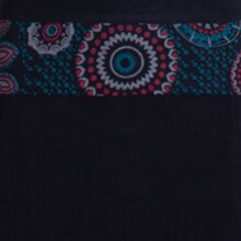 Vishes - Damen Sommerkleid Kurzarm Jersey-Kleid Tunika-Kleid T-Shirtkleid schwarz 42